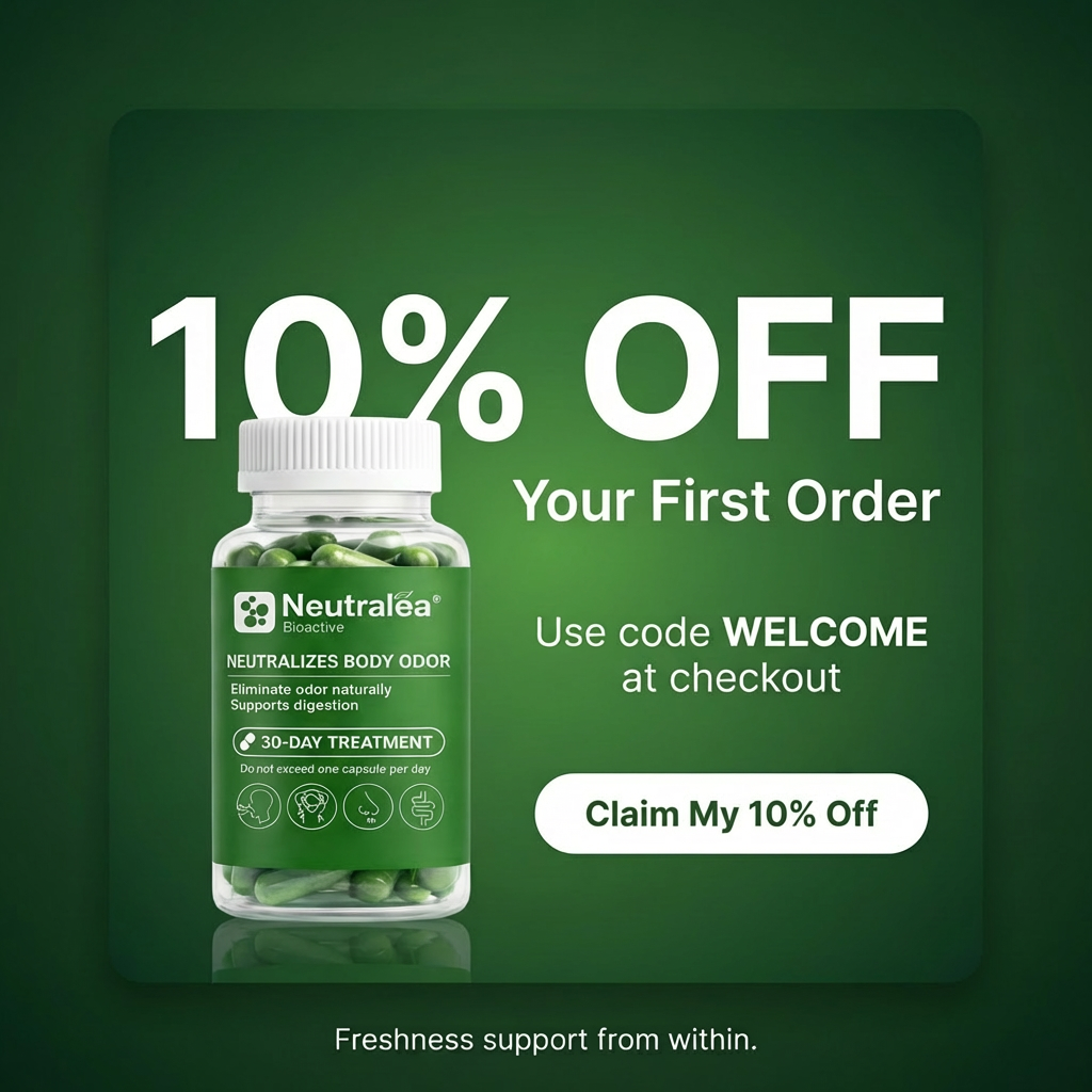 Natural Fresh Breath & Body Odor Control Supplement